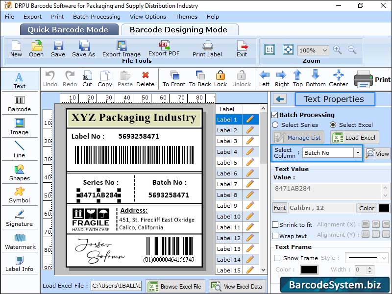 Packaging Barcode Design Application 7.5 full
